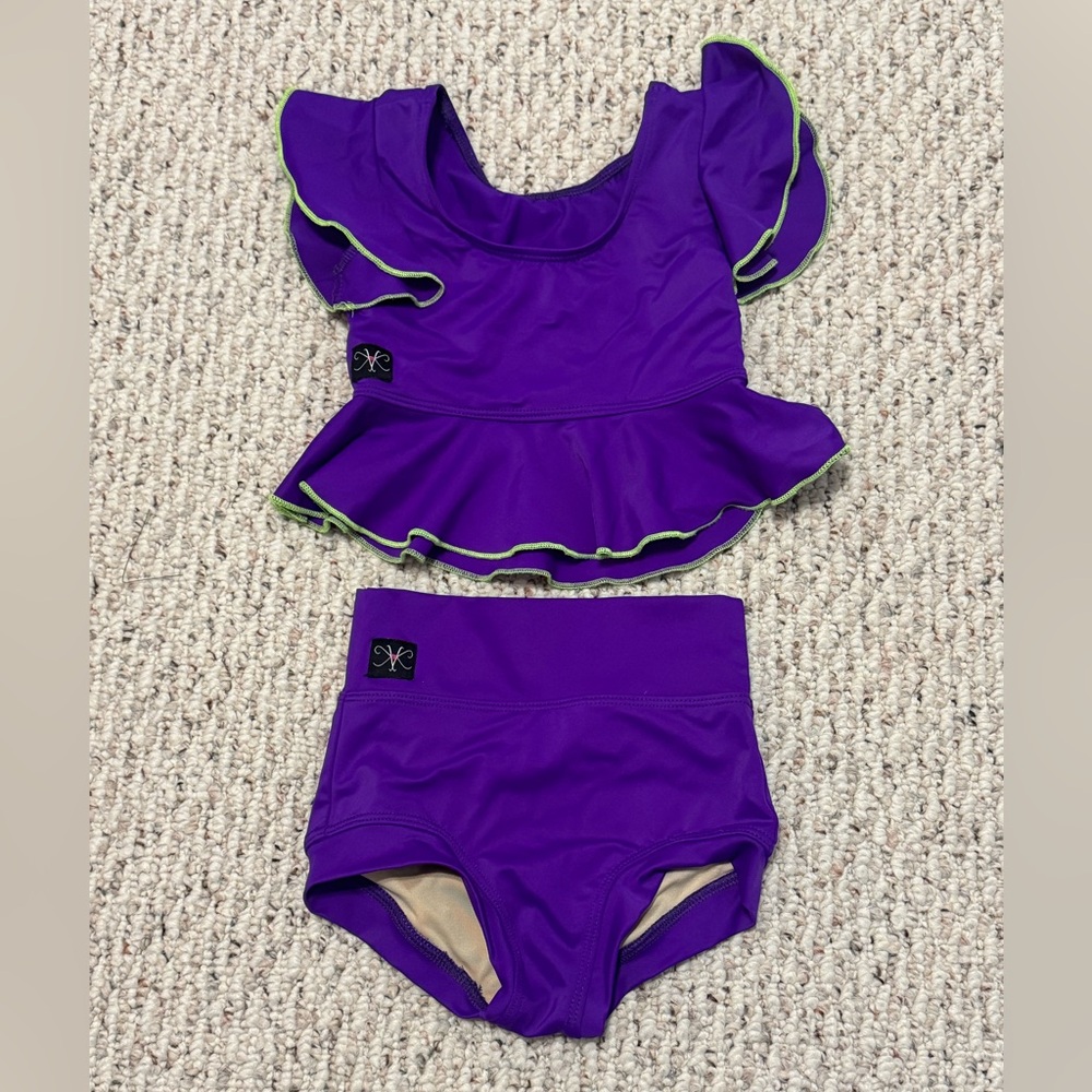 Kandi Kouture Vibrant Purple Top Size CM 5/6